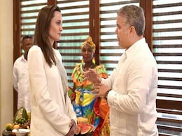 Angelina Jolie Meets Colombian President Over Venezuelan Migrant Kids Angelina Jolie Meets Colombian President Over Venezuelan Migrant Kids