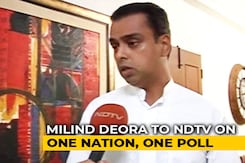 As Congress Skips 'One Nation One Poll' Meet, Milind Deora Wants Debate As Congress Skips 'One Nation One Poll' Meet, Milind Deora Wants Debate