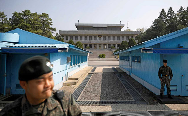 The Demilitarised Zone Separating Two Koreas