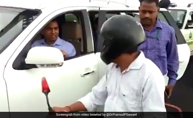 Don't Do This: Pramod Sawant Tells Man Who Threw Flowers In River In Goa