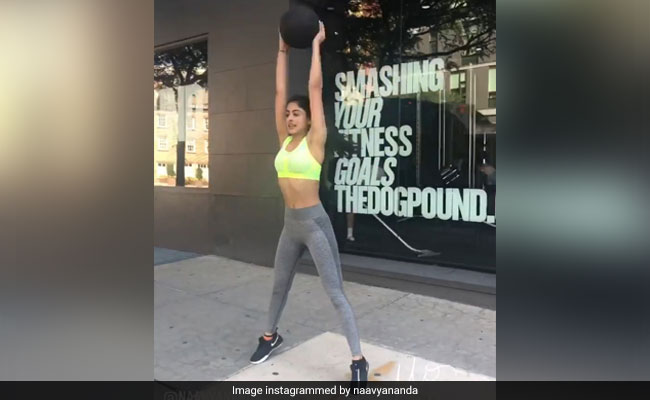 Navya Naveli Nanda Working Out On A New York Sidewalk Is Your Fitness Inspo This Week