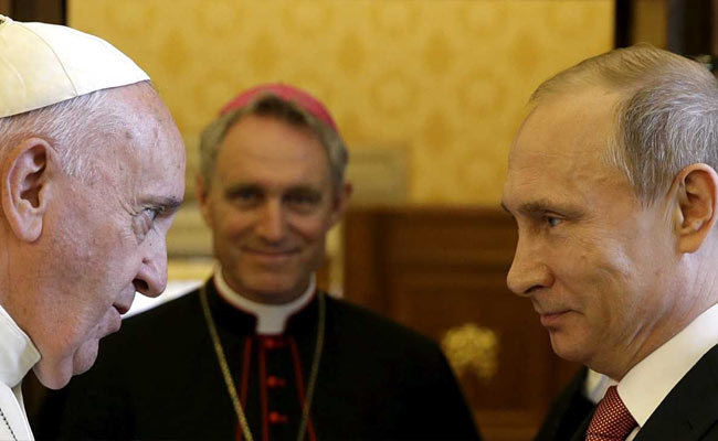 Putin To Visit Pope In July, Likely To Pave Way For Papal Trip To Russia