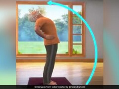 अर्ध चक्रासन रीढ़ की हड्डी, फेफड़ों को मजबूत बनाने के साथ करता है शरीर का कायाकल्प, देखिए PM Modi का एआई वर्जन