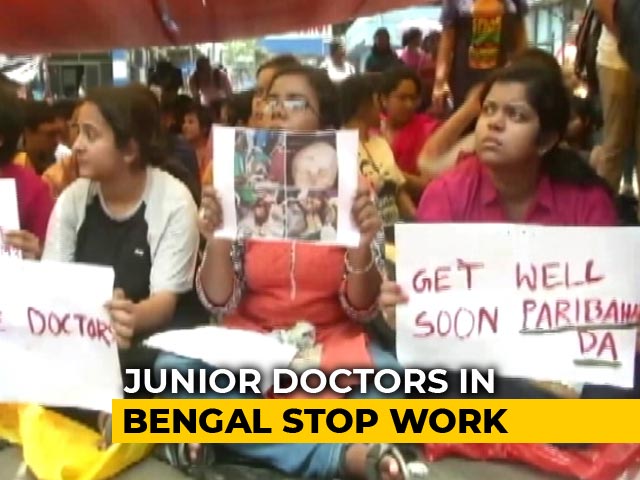 Bengal Doctors On Strike After Colleague Attacked For Alleged Negligence