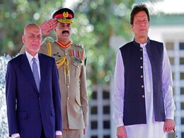 Afghan President Ghani Meets Pakistan's Imran Khan, Discuss Peace Efforts Afghan President Ghani Meets Pakistan's Imran Khan, Discuss Peace Efforts