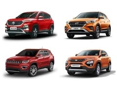 MG Hector vs Hyundai Creta vs Tata Harrier vs Jeep Compass: Price Comparison