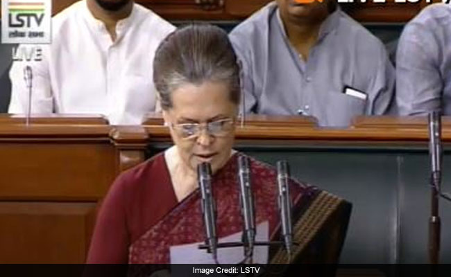 Sonia Gandhi Takes Oath As Lok Sabha Member