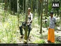 VIDEO: इस शख्स ने बनाई पेड़ पर चलने वाली बाइक, एक लीटर पेट्रोल से चलेगी इतना VIDEO: इस शख्स ने बनाई पेड़ पर चलने वाली बाइक, एक लीटर पेट्रोल से चलेगी इतना