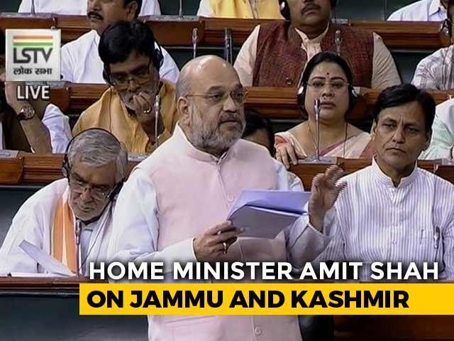 "Law And Order Has Improved" In J&K, Polls In Next 6 Months: Amit Shah