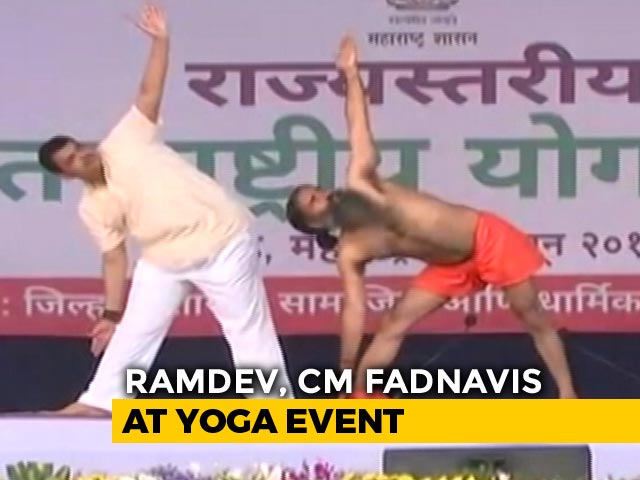 International Yoga Day: Baba Ramdev Leads Thousands In Yoga Day Event In Nanded