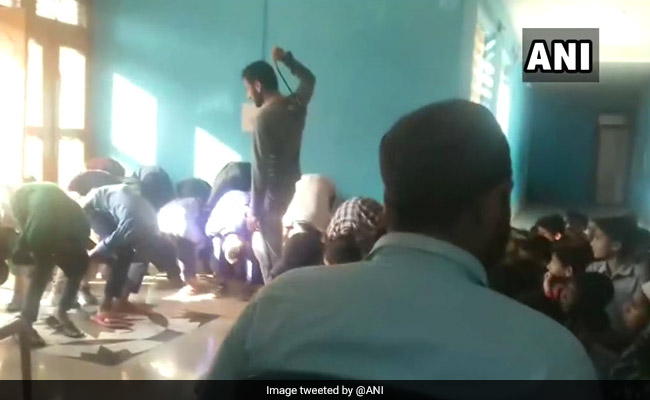 Jammu And Kashmir Teacher Thrashes Students For Turning Up Late For Class