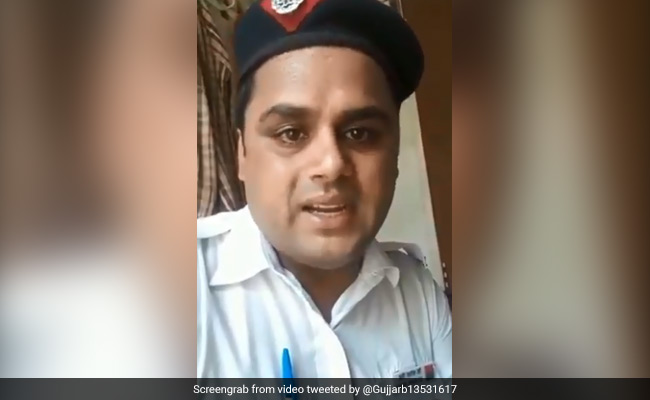 Delhi Traffic Cop In Viral Video Alleges Harassment By Seniors