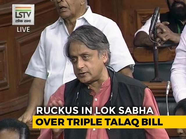 Congress' Shashi Tharoor Lists Reasons For Opposing Triple Talaq Bill