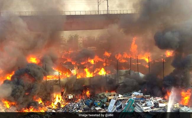Delhi Metro Services Resume After Fire Breaks Out At Furniture Market