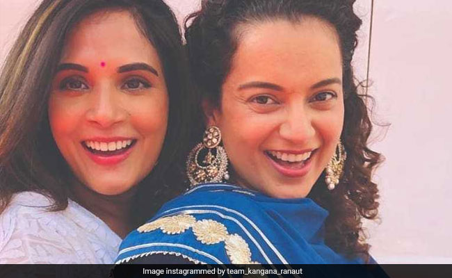 Inside Kangana Ranaut And Richa Chadha's Eid Celebrations On The Sets Of <i>Panga</i>