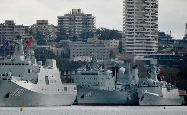 Chinese Warships Cause Surprise In Sydney Harbour