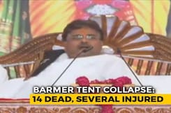 "Get Out, It's Falling": Rajasthan Tent Collapse Caught On Video "Get Out, It's Falling": Rajasthan Tent Collapse Caught On Video