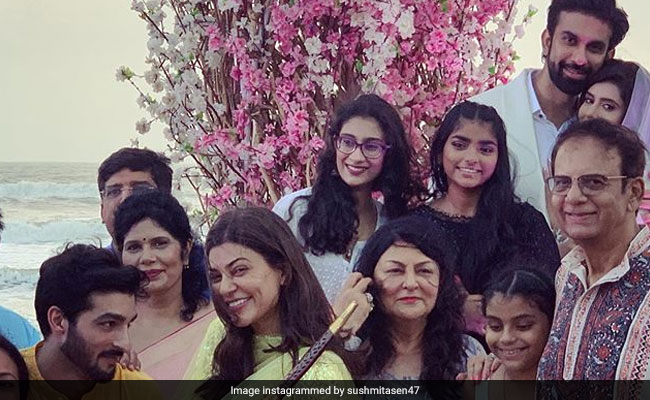 Sushmita Sen's Pics From Brother Rajeev Sen And Charu Asopa's Goa Wedding Light Up Instagram