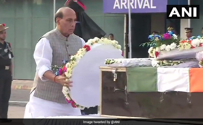 Rajnath Singh Pays Tribute To Jawans Killed In Poonch Ceasefire Violation