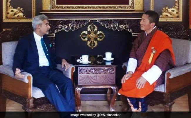 Foreign Minister S Jaishankar Meets Bhutan Prime Minister Lotay Tshering