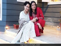 Kangana Ranaut And Rangoli Chandel Are 'Chilling Like Villains' In Manali Kangana Ranaut And Rangoli Chandel Are 'Chilling Like Villains' In Manali