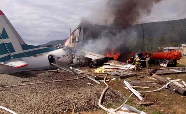 2 Dead After Russian Plane Makes Emergency Landing, Overshoots Runway