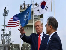 Trump Tours Demilitarised Zone Ahead Of Meeting With Kim Jong Un Trump Tours Demilitarised Zone Ahead Of Meeting With Kim Jong Un
