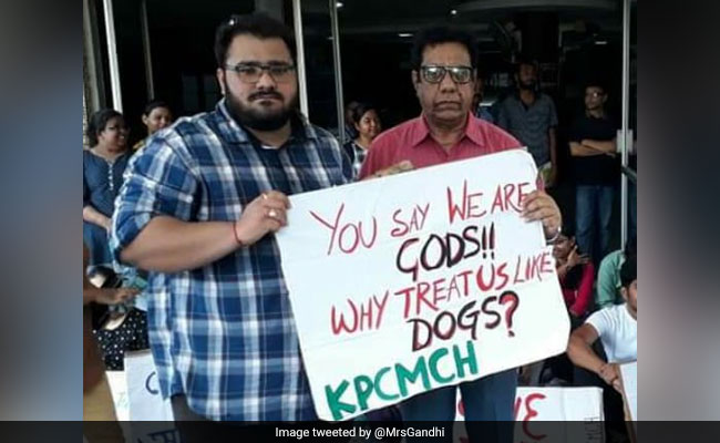 Mamata Banerjee's Nephew, Medical Student, Seen At Doctors' Protest Rally