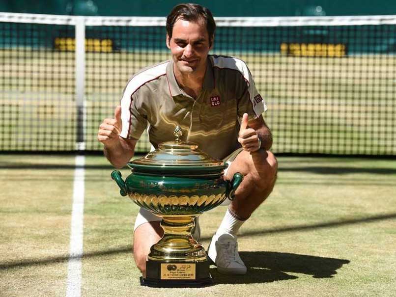 Roger Federer Crushes David Goffin To Clinch 10th Halle Title