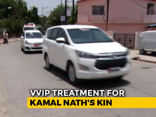 For VIP Temple Visit By Kamal Nath's Relatives, 6-Car Convoy, Ambulance