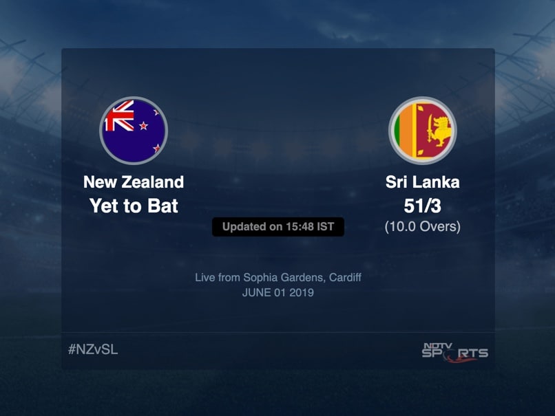 Sri Lanka vs New Zealand Live Score, Over 6 to 10 Latest Cricket Score, Updates Sri Lanka vs New Zealand Live Score, Over 6 to 10 Latest Cricket Score, Updates