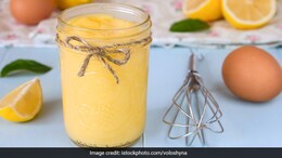 Watch: How To Make 4-Ingredient Lemon Curd Ice Cream With Zero Sugar