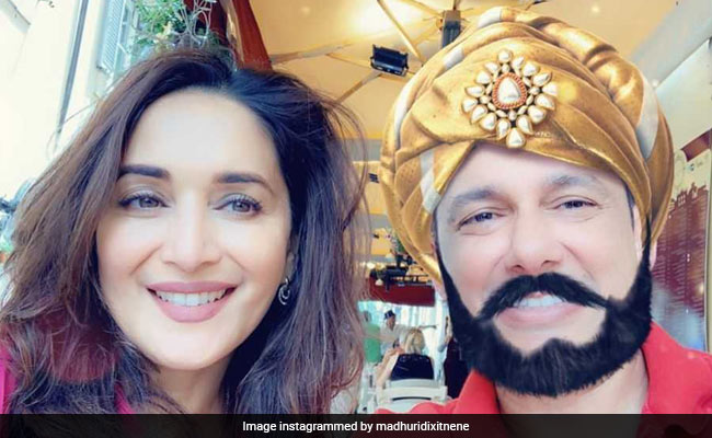 Madhuri Dixit Shares A Pic With Her 'Maharaja' Sriram Nene From Italy. Seen Yet?