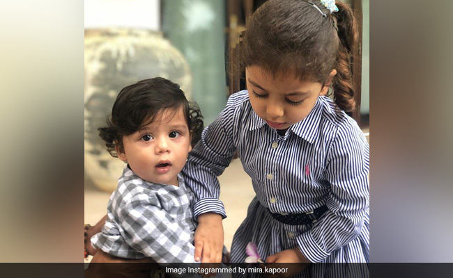 Shahid Kapoor And Mira Rajput's Kids Misha And Zain Are Setting 'Sibling Goals'