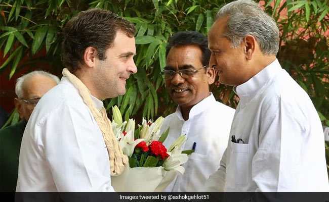 Remain The Congress Chief, Ashok Gehlot Tells Rahul Gandhi