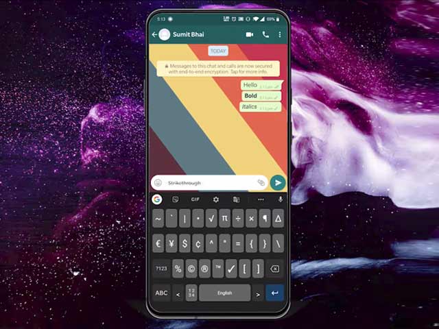 How to Send WhatsApp Messages in Bold, Italics, Strikethrough, and Monospace