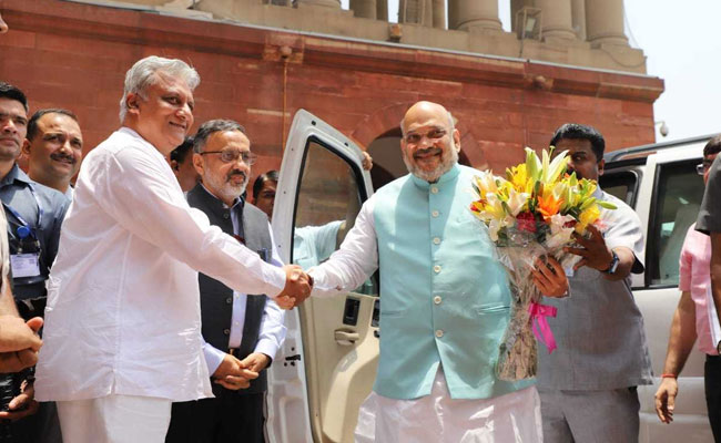 BJP President Amit Shah Takes Charge As Home Minister