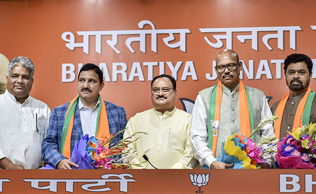 In Setback For Chandrababu Naidu, 4 Lawmakers Of His Party Join BJP