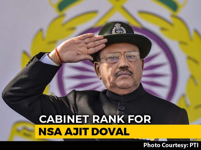 Ajit Doval Stays As NSA, Gets Cabinet Rank With 5-Year Term