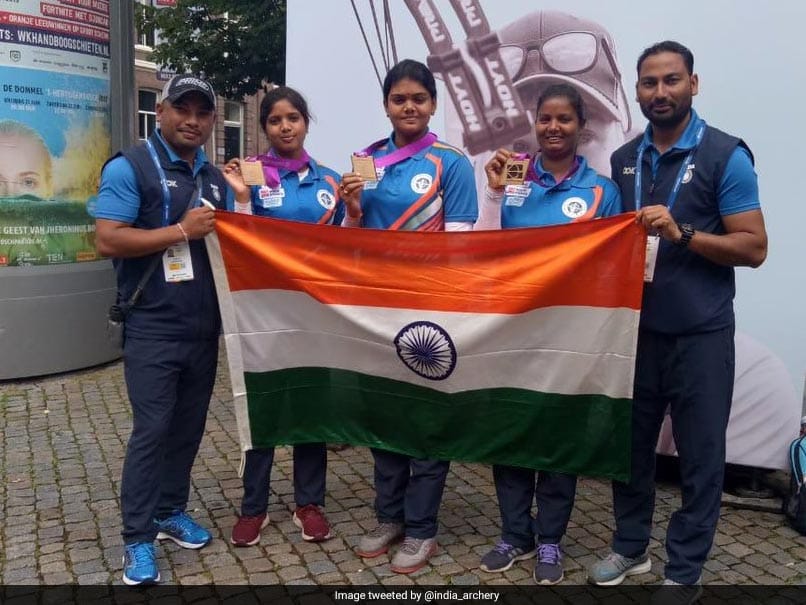 Jyothi Surekha Vennam Stars As India Bag Two Bronze In Archery World Championships Jyothi Surekha Vennam Stars As India Bag Two Bronze In Archery World Championships