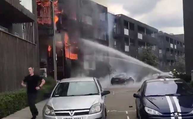 Fire Breaks Out At Housing Complex In London, No Injuries Reported