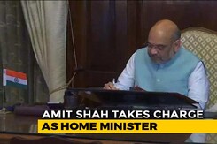 BJP President Amit Shah Takes Charge As Home Minister BJP President Amit Shah Takes Charge As Home Minister