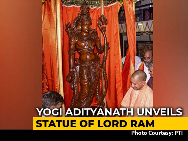 "Everyone Wants Ram Temple": Yogi Adityanath After Unveiling Ram Statue