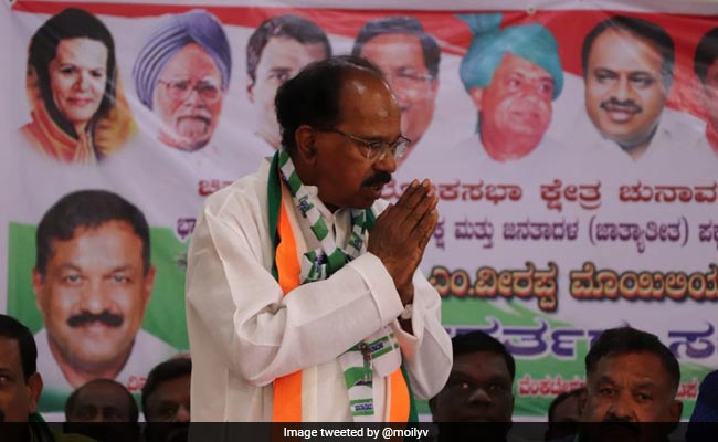 कांग्रेस के वरिष्ठ नेता वीरप्पा मोइली का बयान- ...तो कांग्रेस 15 से 16 सीटों पर चुनाव जीत जाती