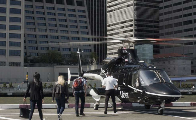In "Aerial Ridesharing", Uber's First Helicopter Ride Set For Take Off