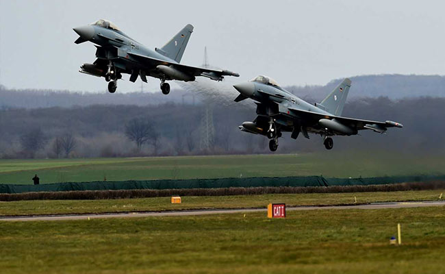 Two Army Eurofighter Jets Collide In Northern Germany