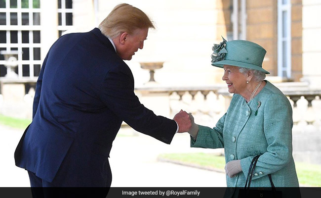 Donald Trump Meets Queen Elizabeth At Start Of UK State Visit