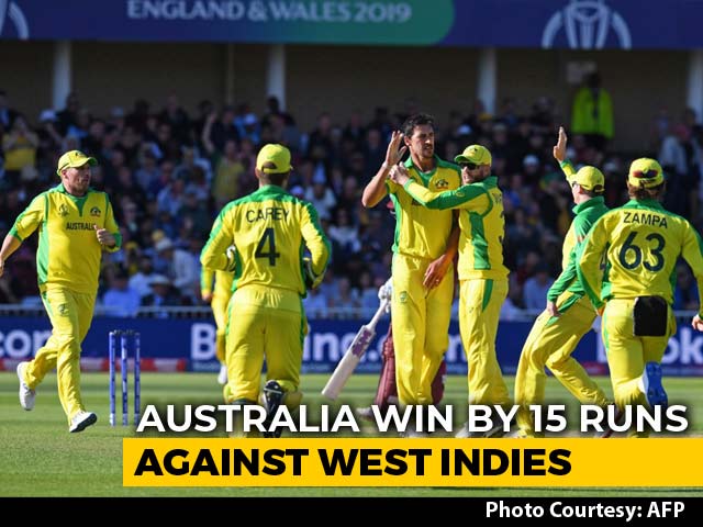 World Cup 2019: Australia Prevail In See-Saw Contest Against West Indies