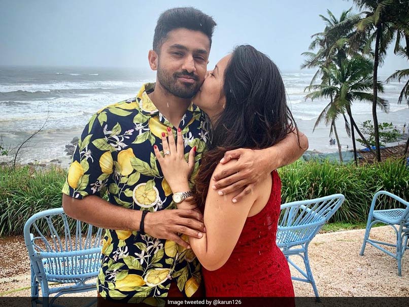 Karun Nair Gets Engaged To Long-Time Girlfriend Karun Nair Gets Engaged To Long-Time Girlfriend