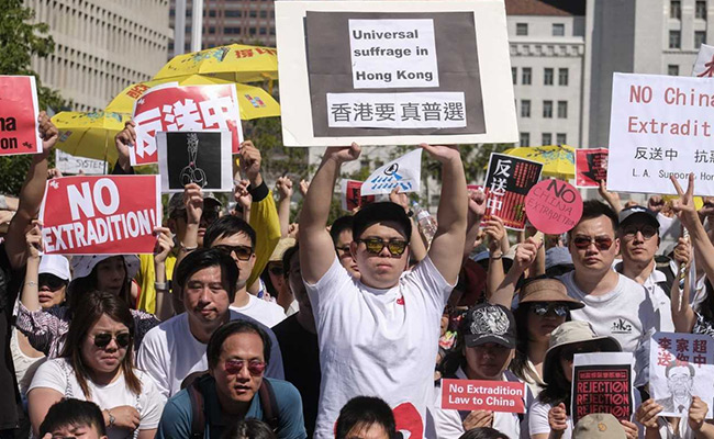 China Says It Supports Suspension Of Hong Kong Extradition Bill